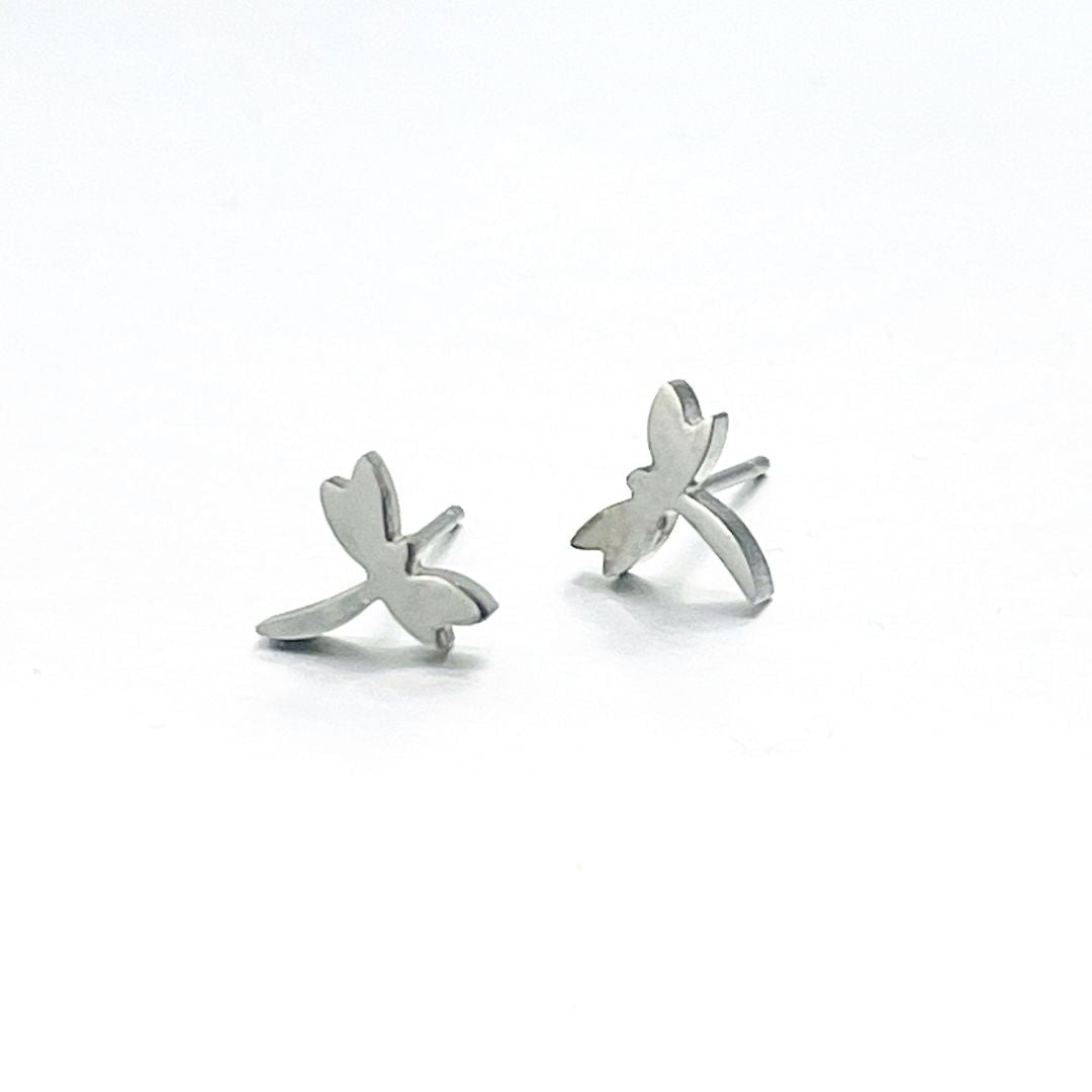 Dragonfly Hypoallergenic Stud Earrings