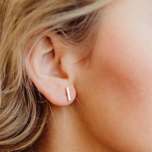 Minimalist Stick Hypoallergenic Stud Earrings