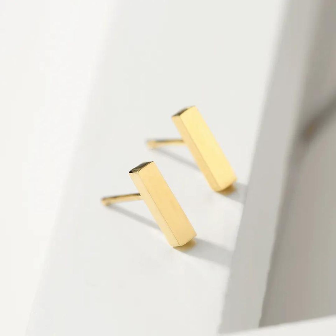 Minimalist Stick Hypoallergenic Stud Earrings